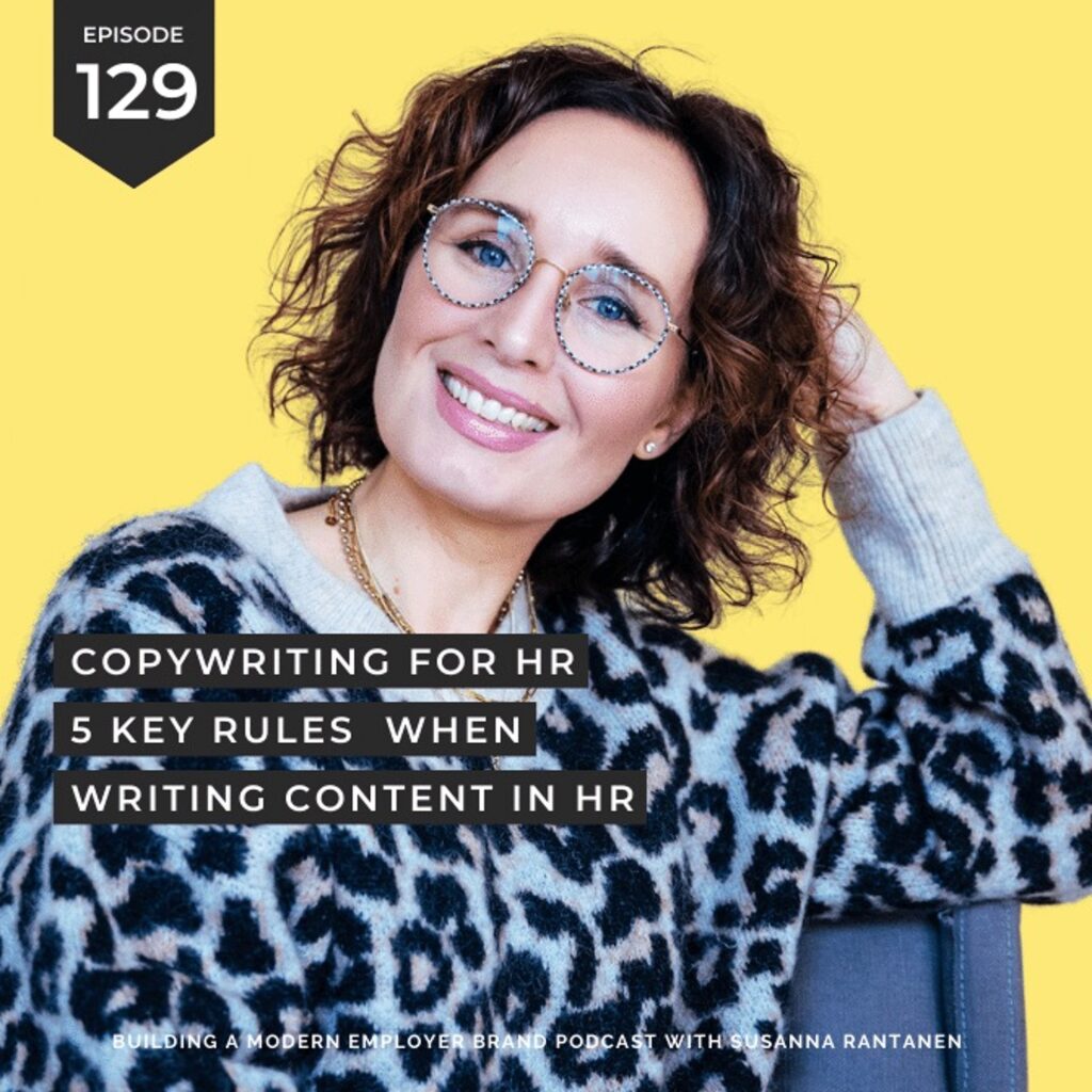 #129 Copywriting for HR - 5 Key Rules when writing content in HR