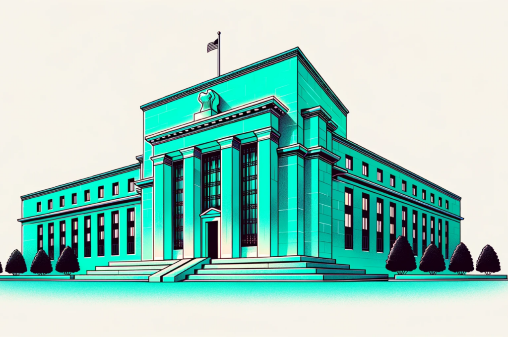 Illustration of Federal Reserve building