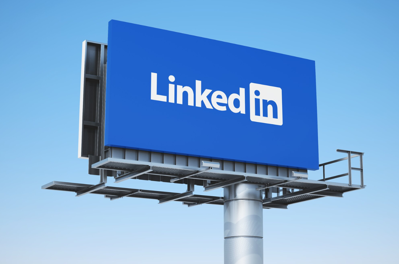 LinkedIn billboard to represent LinkedIn Premium Company Pages